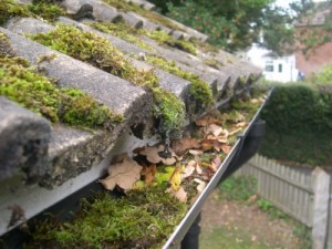 blocked gutters and downpipes